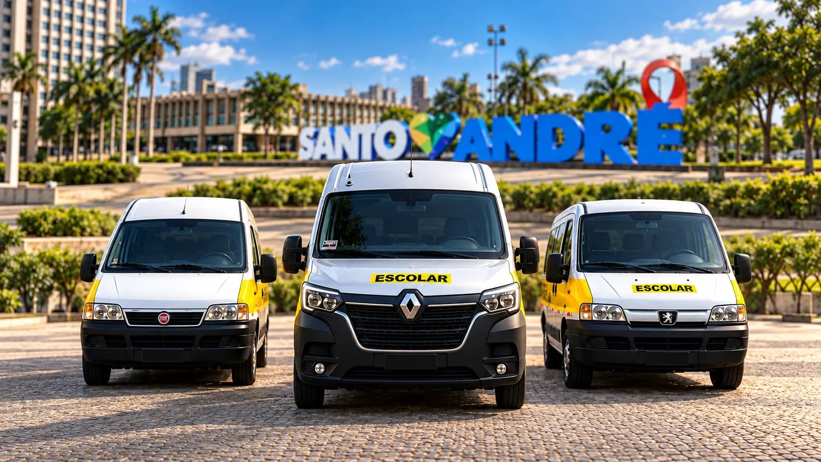 Frota de transporte escolar em Santo André